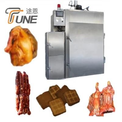 Manufacturer 500kg Capacity Meat Dry Aging Sausage Hot Fish Smoker Equipment Electric ...