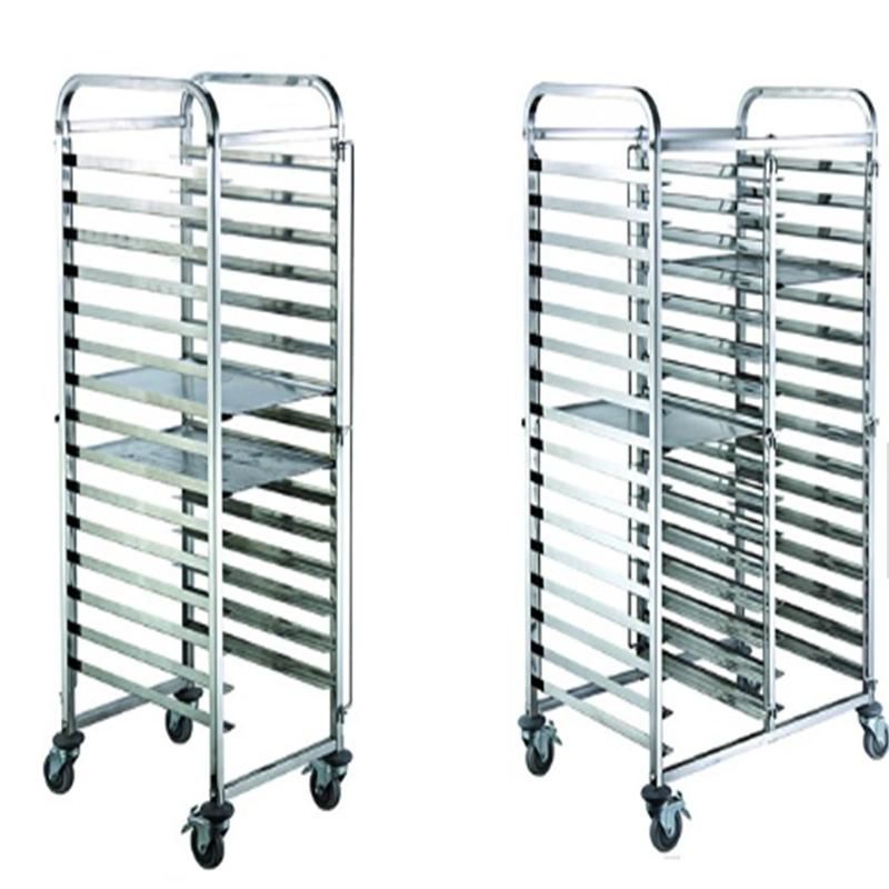 Bakery Tool Stainless Steel Kitchen Serving Tray Trolley Bakery Trolley
