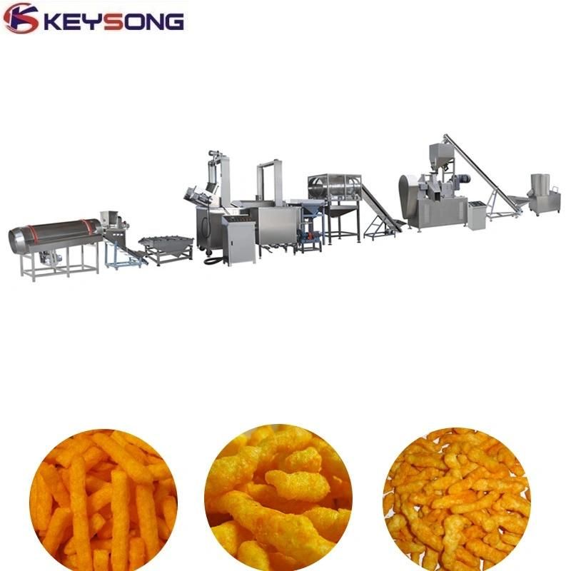 Puff Food Snack Cheetos Kurkure Making Machine Factory