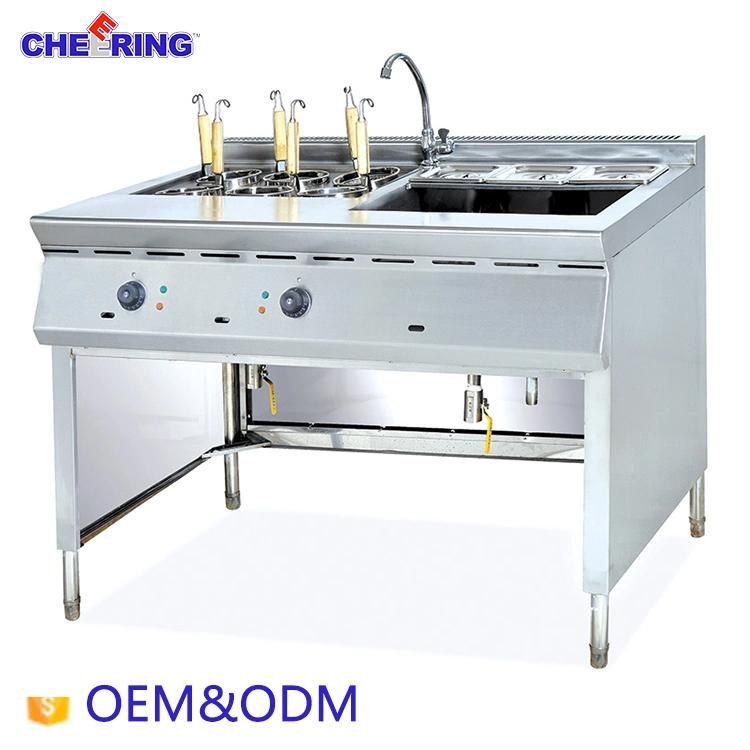 8kw Electric/Gas Convection Pasta Cooker&Bain Marie