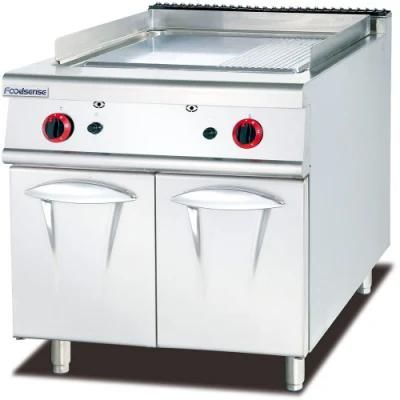 Commercial Kitchen Equipment High Quality Gas Griddle with Cabinet