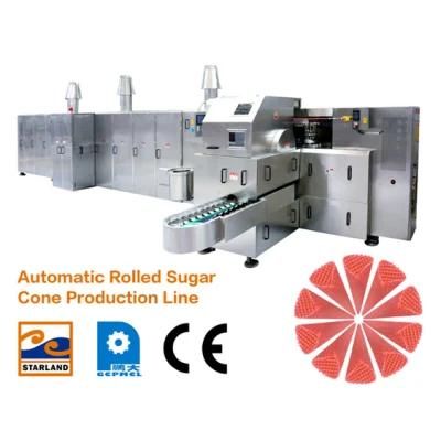 Large Ice Cream Cone Production Line with High Efficiency 2.0HP 1.5kw