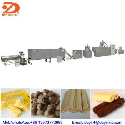 Crispy Corn Puff Snack Extruder Machine/Puffed Snack Production Line / Corn Stick Extruder ...