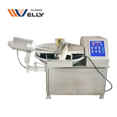 Well Designed Meat Grinder Mixer Cutting Machine Meat Emulsify Bowl Cutter Machine