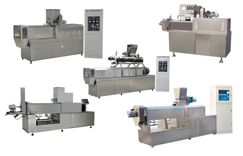 Twin Screw Extruder Puff Snack Cheese Ball Rice Wheat Making Machine