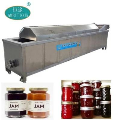 Food Tunnel Pasteurization Machine Water Bath Type Pasteurizing Machine