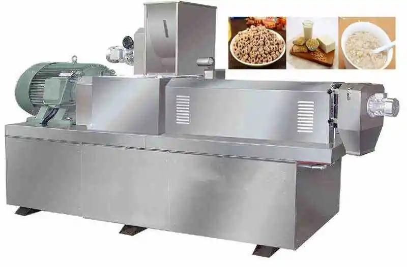 High Quality Extruded Crispy Sweet Corn Flakes Snacks Equipment for Puffed Food