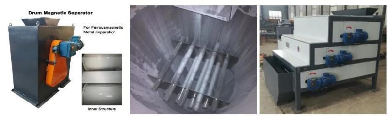 Powerful Grate Magnet for Removing Fine Metal Contaminants From Grain Before Hammer Mill