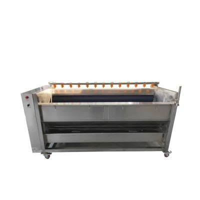 Brush Washing Peeling Polishing Machine for Vegetable and Fruit