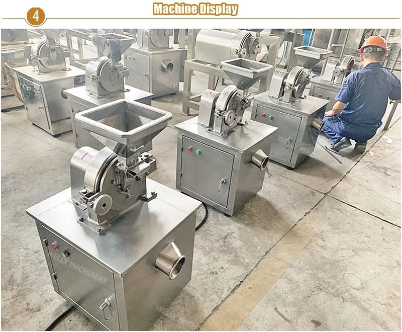 Stably Working Stainless Steel Grinding Machine for Masala Spice Bean Flour Chilli 12-120 Mesh