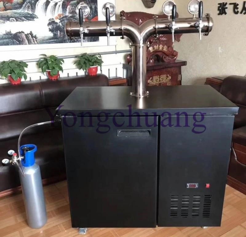 Fast Cooling Kegerator Draft Beer Dispenser / Beer Dispenser Machine with Famous Compressor