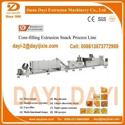 Double Screw Core Filling Snacks Extrusion Machinery