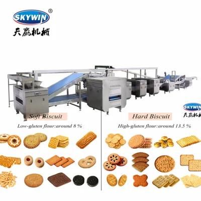 Automatic Cracker Chips Biscuit Cookie Making Machine Factory