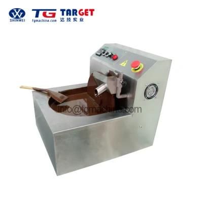 Practical and Commercial Chocolate Tempering and Enrobing Machine