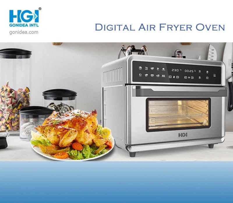 1800W 25L Air Deep Fryer Oven Electric Oil Free Baking Oven Electric Deck Oven Afo-01d