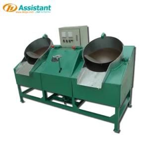 Double Pan 2 Pot Pearl Type Tea Roast Shaping Machine Dl-6csg-50