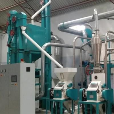 30t Per 24hour Corn Flour Processing Machinery Maize Milling Plant