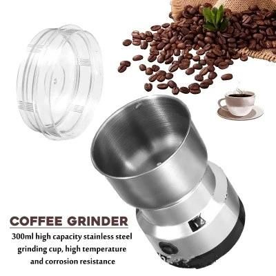 Amazon Hot Sale Stainless Steel Bean Grinder Household Coffee Grinders Small Coffee Mill