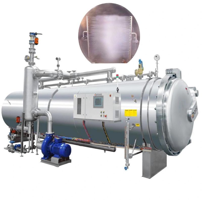 Industrial Food Autoclave Machine for Glass Jars Tin Can Processing