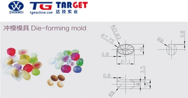 Candy Mould for Hard Candy and Jelly Gummy Candy Stainless Steel Mould and Silicone Mould