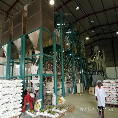 Automatic Maize Flour Mill Plant Maize Roller Mill for Africa Market