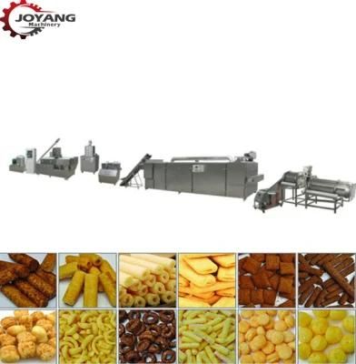 Industrial Twin Screw Extruder Puffed Corn Snacks Making Machine
