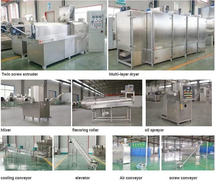 Automatic Corn Flakes Puff Snacks Core Filling Inflating Cheese Ball Making Machine