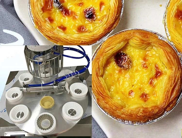 Stainless Steel Egg Tart Shell Machine Easy Operation Tart Presser Machine Egg Tart Skin Forming Machine