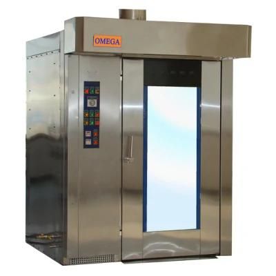 Bakery Equipment Production 32 Trays Rotary Bread Rotating Baking Rack Oven