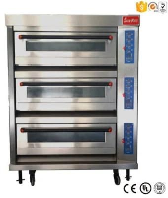 Good Quality Luxrious Electric Digital Deck Oven Bakery Equipments 3 Deck 6 Trays Baking ...