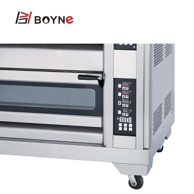 Stainless Steel Gas Bread Machine Three Deck Nine Trays Baking Oven
