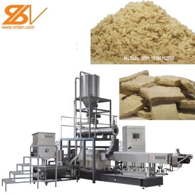 Textured Vegetarian Soy Protein Machine High Efficiency Processing Line Soya Fibre Protein ...