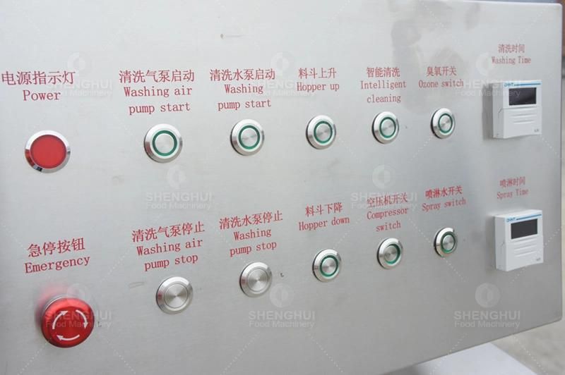 Ozone Vegetable Washing Machine Air Bubble Fruit Cleaning Machine Fish Meat Cleaner Food Machinery