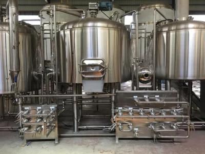 5000L 3000L 2000L Stainless Steel Jacketed Double Layer Heat Preservation Brewery Project ...