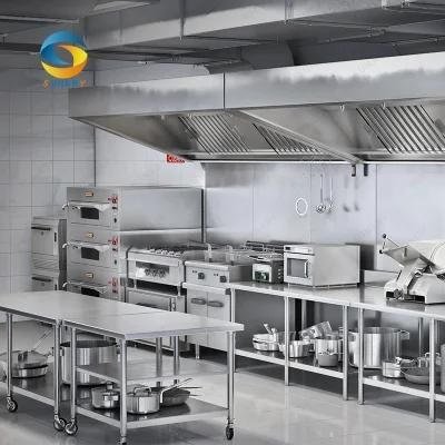 Sunrry OEM Custom Professional Hotel Commercial Burger Kitchen Equipment Restaurant ...