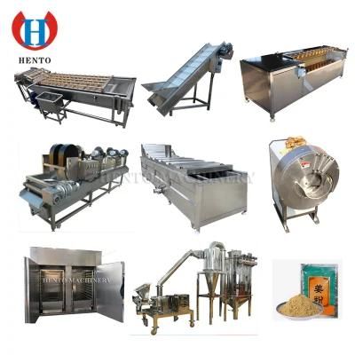 High Efficiency Electric Hot Air Dehydrated Ginger Machine / Ginger Powder Production Line ...