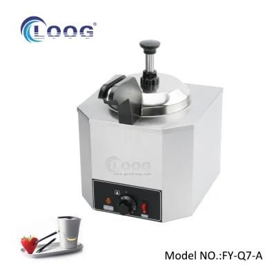 Restaurant Hot Fudge Pump Nacho Cheese Warmer Dispenser Dessert DIY Stainless Steel Server ...