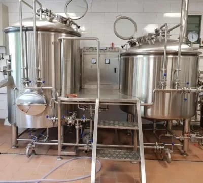 500L 700L 7bbl Restaurant Brewhouse Micro Beer Brewing Equipment