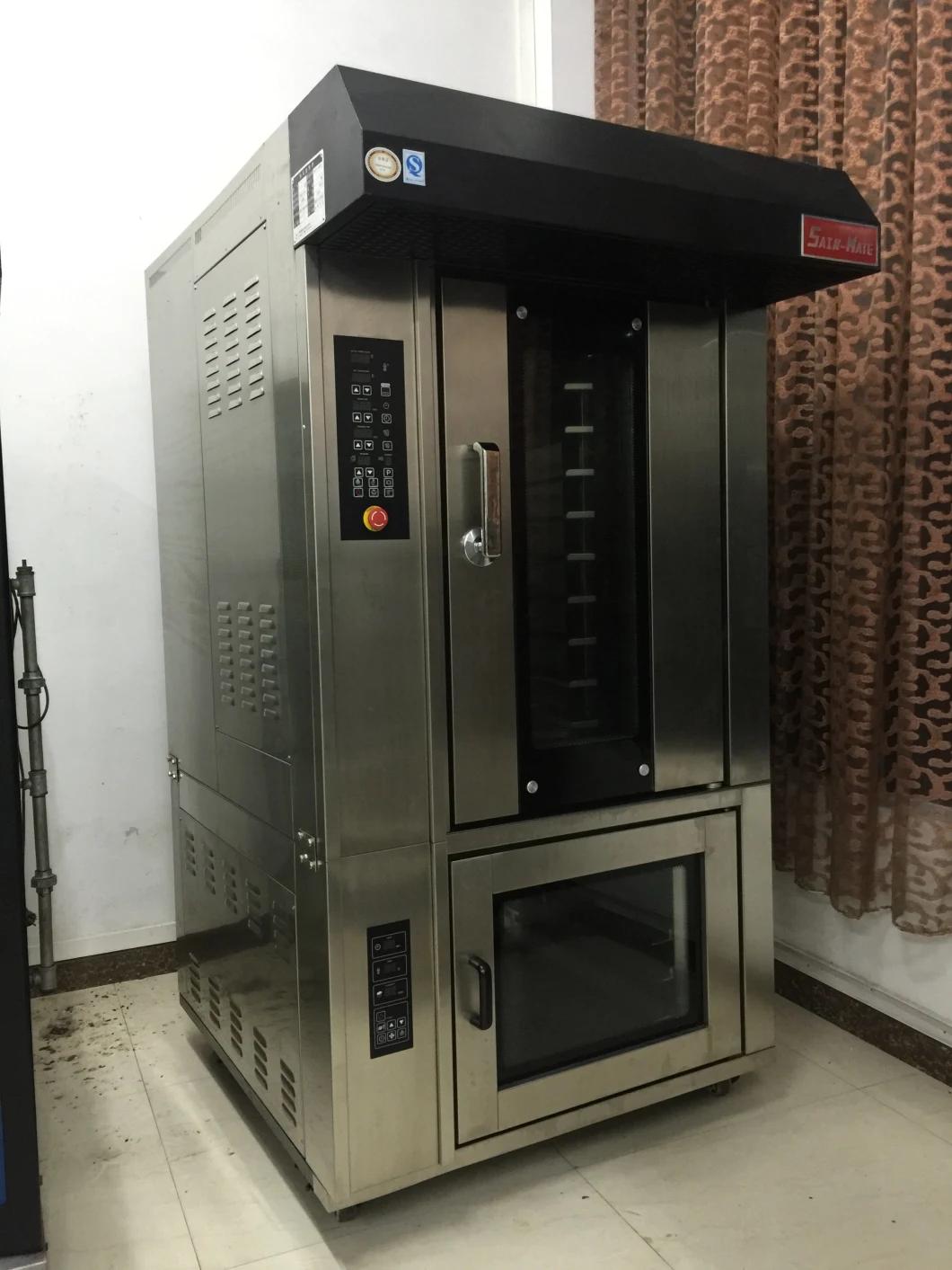 Convection Oven Deck Baking Oven Prooing 3 Funcitons in 1 Combination Oven Machine for Bread Shop Baking, Proofing, Biscuits Baking