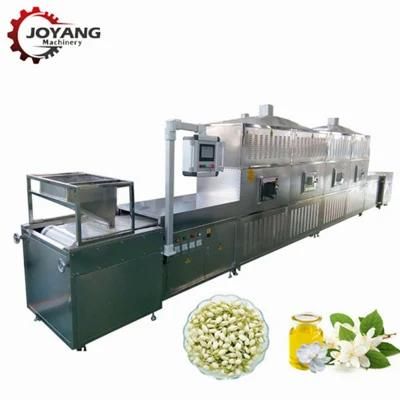 40kw Automatic Microwave Jasminum Sambac Flower Tea Drying Machine