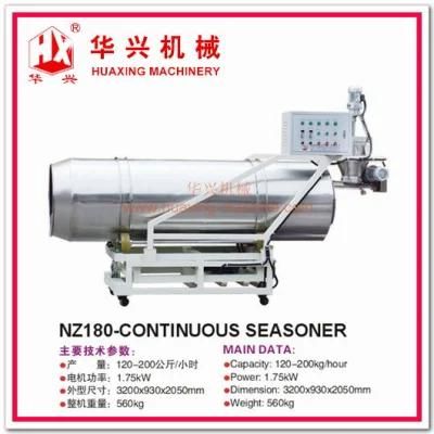 Stainless Steel Snacks Seasoning Flavor Machine Drum Flavoring Line Flavoring Machine