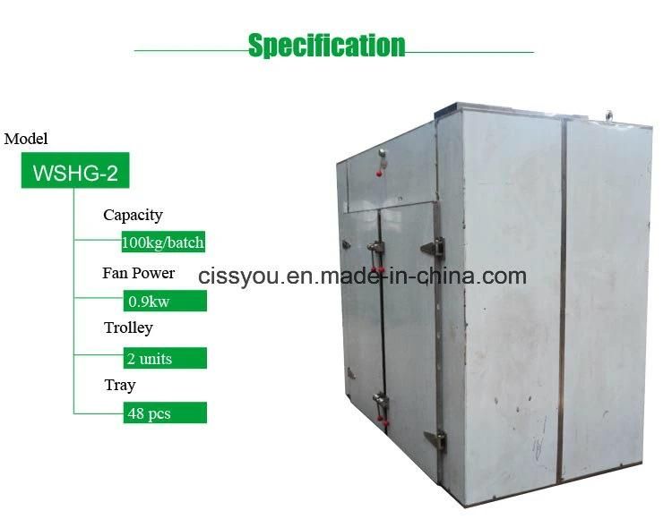 Electrical or Gas Heat Fruit Fish Food Dryer Drying Machine