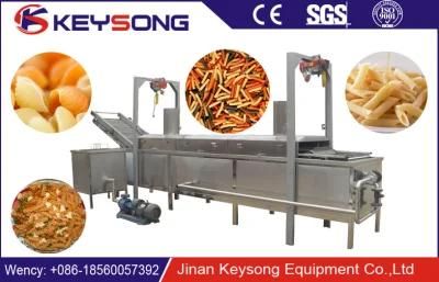Frying Macaroni Pasta Pellets Machine and Fryer From Food Machine Manufacturer
