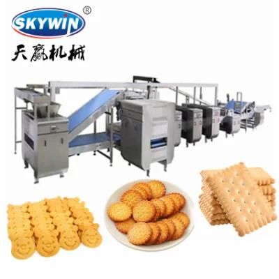 Three Gauge Roller Biscuit Making Machine Industrial Other Snack Equipment Price