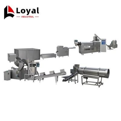 Full Automatic Fried 3D Snack Pellet Mchinery 2D Pellet Chips Snacks Food Making Machine ...