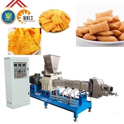 Hot Selling Fried Snack Machinery Fried Pellet Extruder Fried Potato Chips Production Line