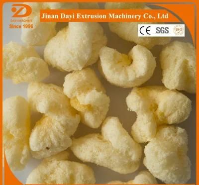 Puffed Corn Snacks Produced by Dayi Double Screw Extrusion Machinery