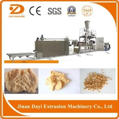 Fiber Vegetarian Soya Protein Nuggets Chuck Process Line