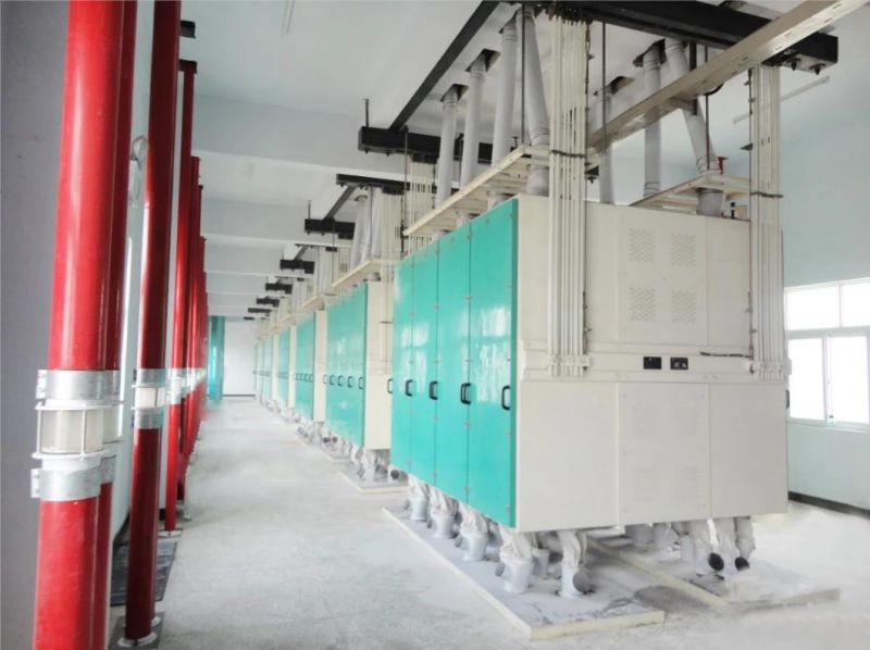 Electric Maize Wheat Corn Flour Roller Grinding Wheat Flour Mill Milling Machine