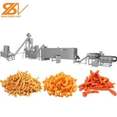 Fried Nik Naks Cheetos Corn Curls Kurkure Puffs Snacks Extruder Machine